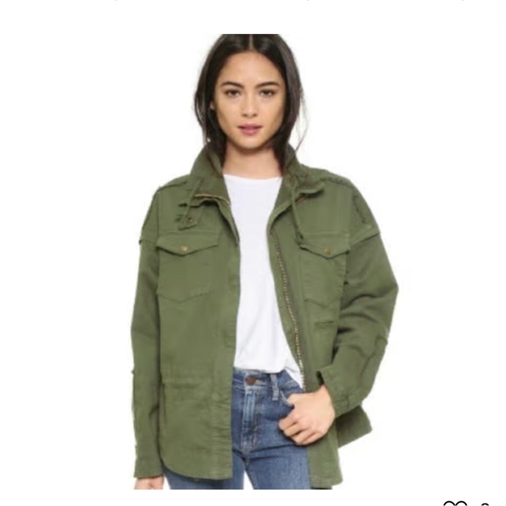 Mcquire Updated Weighted Army Jacket. Euc. - image 2